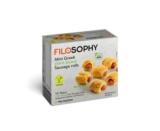 Grčke mini rolnice sa vegan kobasicom 450g